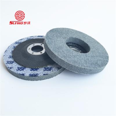 China Unitized deburring wheel filled with abrasive minerals quickly to smooth, deburring edges of metal, plastic for sale