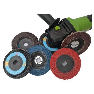 China Good Quality Abrasive Cloth Factory Price Flap Disc For Stainless Stell Metal / Grinding Wheel Polishing Deburring for sale