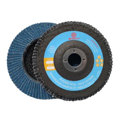 China Durable Most Size Aluminum Oxide Abrasive Fin Wheel Customized Grinding And Polishing Disc for sale