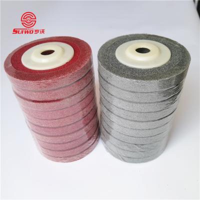 China Most Durable 5P 7P 9P 12P Abrasive Disc Nonwoven Nylon Polishing Wheel for sale