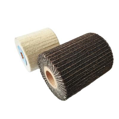 China Lower Price Super Durable Non Woven Matel Wire Drawing Polishing Wheel for sale