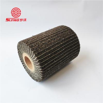 China Rust Matel Cleaning And Polishing, Nonwoven Abrasive With Sand Cloth Wheel Customers Requirement for sale