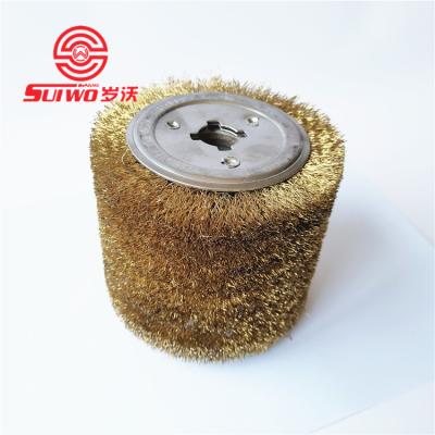 China Durable Drass and Stainless Steel Wire Suction Wheel 80 100 120 for sale