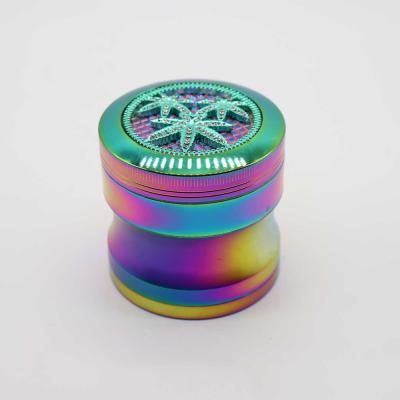 China Goods 63MM Faux Stone Rainbow Grinder Herb Grinder Smoking Accessories Diamond for sale