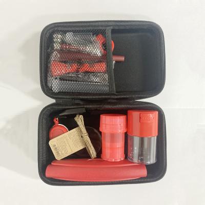 China Portable Wholesale Weed Smoking Pipe Accessories Set Herb Grinder Sets for sale