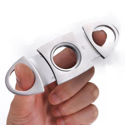 China Metal Stainless Steel Portable Wholesale Cigar Cutter for sale