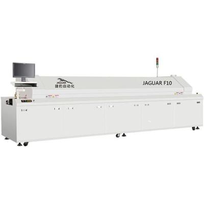 China 10 heating zones best quality smt machine lead free reflow oven machine for sale