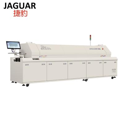 China led assembly line reflow oven with mesh belt and chain conveyor for sale