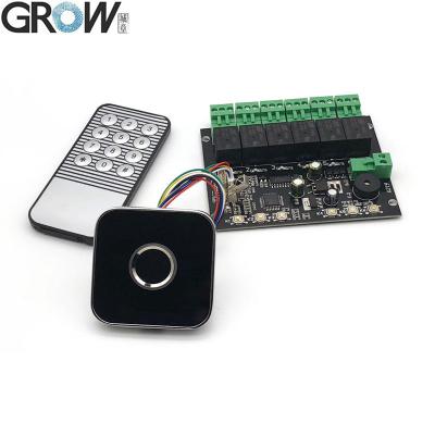 China Grow K219-A+R502-AW Programmable Multiple Relay Fingerprint IR Control Board for sale