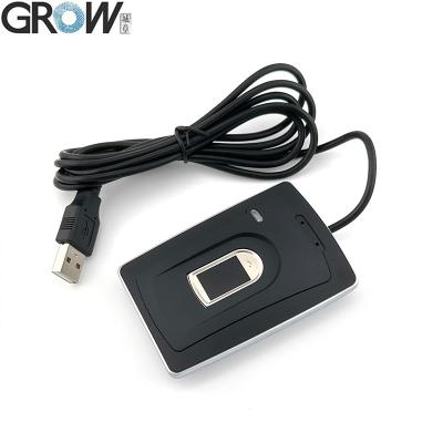 China Grow R102A Biometrischer kapazitiver USB-Fingerabdruckleser mit DC5V 208*288 Pixel 1500 Kapazität für Windows Android zu verkaufen