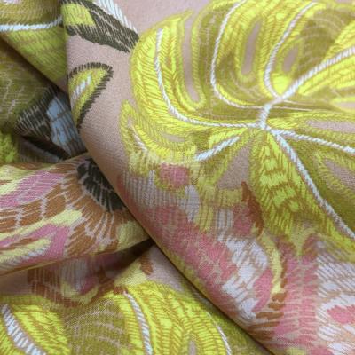 China Pure Low Price Reactive Digital Print Viscous Rayon Crepe Fabric for sale