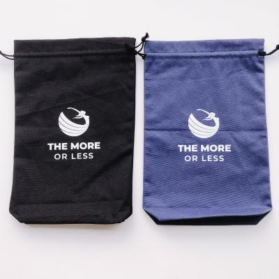 China Sustainable Wholesale Customized Cotton Canvas Drawstring Storage Bag for sale