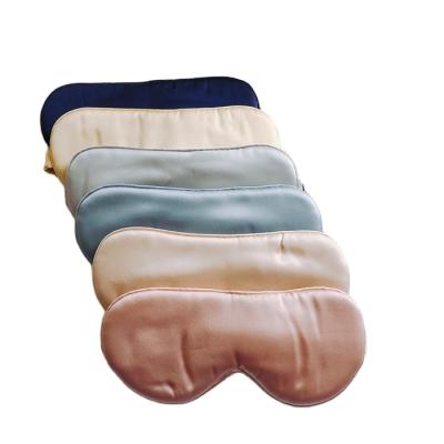 China Sublimation dark high quality satin circles silk set eye mask set sleep silk eye mask for sale