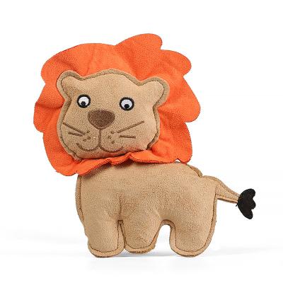 China Hot Selling Viable Lion Design Cute Mini Small and Easy-to-take Patchwork Pet Plush Soft Toys for sale