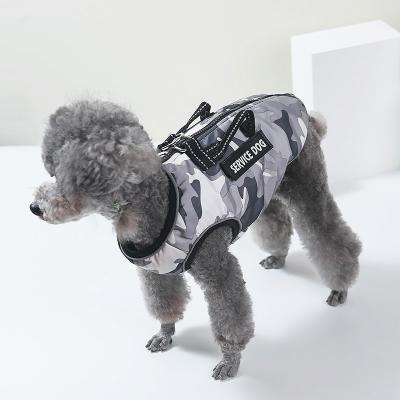 China Viable Hot Sale High Quality Camouflage Color Keep Warm Basic Style Pet Clothes Winter Dog Coats for sale