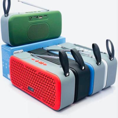 China Outdoor Portable Wireless Speaker Support BT/USB/TF 18 Card Radio BT/Aux/FM Wireless Radio for sale