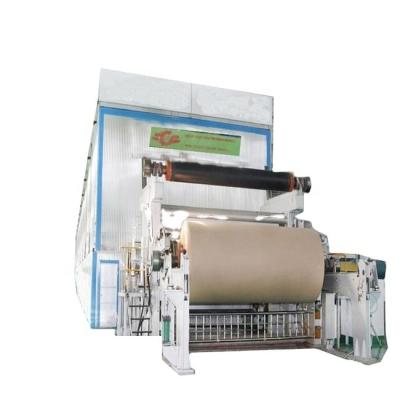 China Paper Industry High Productivity Low Cost Automated Kraft Paper Full Kraft Paper Making Machinery for sale