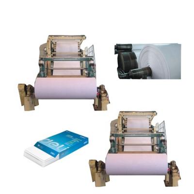 China White Jumbo Paper Industry Desktop A4 Width Cylinder Mold Culture Paper Making Machinery for sale