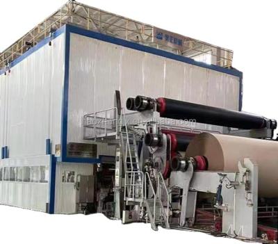 China Paper industry machinery for testliner kraft papermaking corrugated piping paper plant for sale