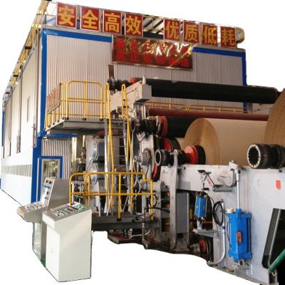 China Testliner Duplex Board 50TPD Corrugated Board Paper Industry 2021 High Productivity 2880mm Craft Paper Making Machine Mill Price for sale