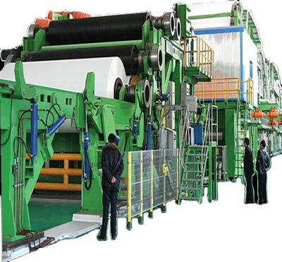 China Paper Industry High Capacity Waste Paper Recycle Processing Converting Product Jumbo Roll Coated White Board Paper Making Machine Mill Price for sale