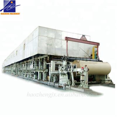 China Paper Industry High Capacity 5200mm 350ton Coated White Board Paper Machine Kraft Corrugated Coating Paper Line Mill Machine Production Price for sale