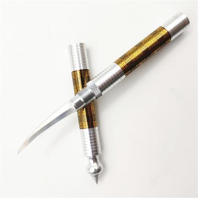 China Stainless Steel Wooden Blade SEABO Knife Thai Carving Fruit Carving Knife With Aluminum Alloy Handle for sale