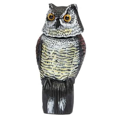 China Alert Bird Gardens Decorated With Plastic Baited Owls With Active Main Garden Patio Outside for sale