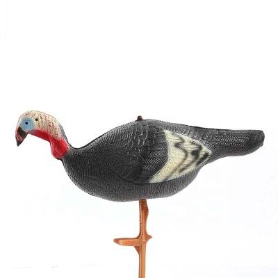 China Ourdoor Degradable Bionic Hunting Turkey Decoy Custom XPE Male And Female Turkey Bait Folding Animal Hunting Package for sale