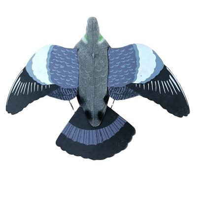 China Simulation outdoor hunting blow molding flocking EVA pigeon hunting bait pigeon with wings for sale