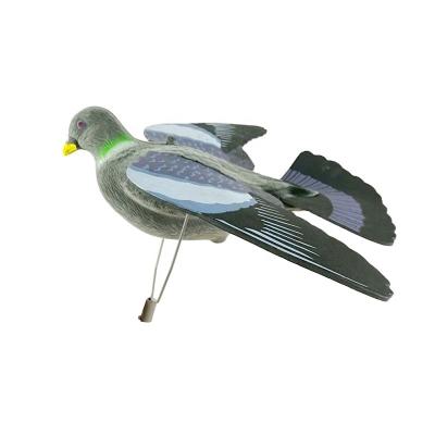 China Simulation outdoor hunting blow molding flocking EVA pigeon hunting bait pigeon with wings for sale