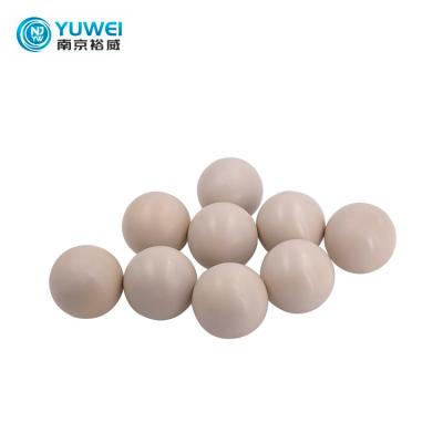 China Equipment Peek High Quality Special Plastic Round Ball Solid Plastic Rollers for sale