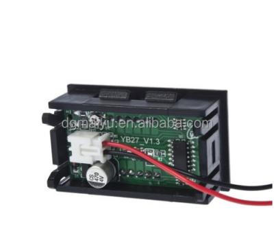 China Gauge Types Mini Digital Voltmeter 4.5-30V Red LED Car Truck Auto Vehicles Motor Voltage Volt Panel Gauge Meter for sale