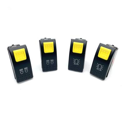 China CE IP67 waterproof ON marine rocker switch for sale