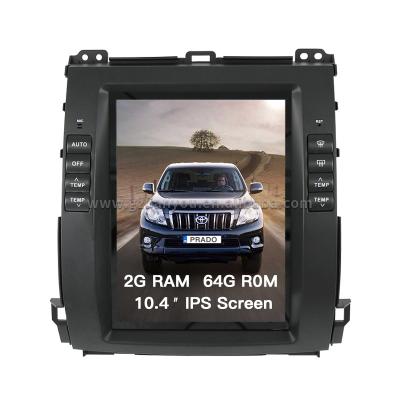 China Android GPS Multi System Navigation Media Player For TOYOTA Prado /Lexus GX470 2002-2009 10.4 inch 4-64gb carplay for sale