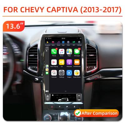 China Android Car DVD GPS System Navigation Multi Media Player For Chevrolet Captiva 2008-2017 13.6 inch 4-64gb carplay for sale