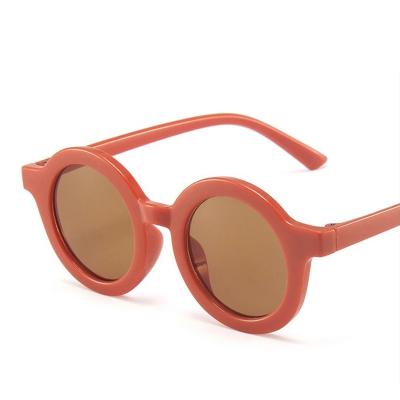 China Fashion Round Eyewear Sunglasses Boys Girls Kids Sunglasses Fashionable Retro Vintage Kids Decorative Sun Glasses for sale