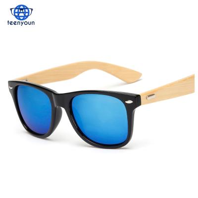 China Brand Design Women's Sun Glass Women's Gold Mirror Sun Glass Bamboo Shades Retro Wooden Sun Glasses Men Shades Fashion Sunglasses for sale