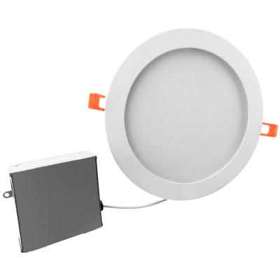 China Factory Direct Sale 10 Inch 21W Modern Round Foshan Super Slim Recessed Lighting Led Panel Light With Junction Box for sale