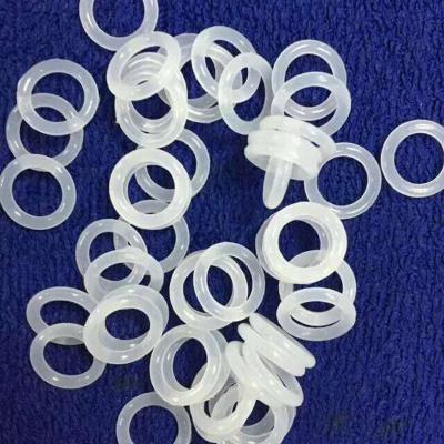 China Resistance To Oil 60/70/75 Shore Silicone Rubber Flat O Ring For Pump / Valve / Capsule for sale