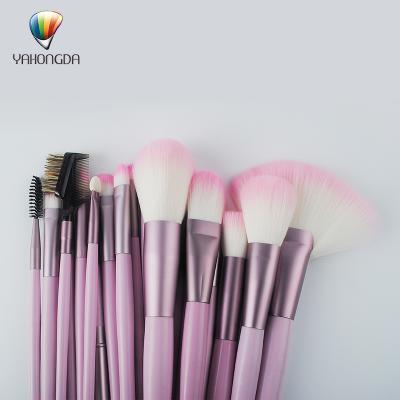 China Angular Blush New Makeup Brushes Supplier 10pcs Makeup Brushes Logo Cosmetics Tool Kit Set Custom Made for sale