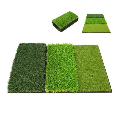 China Wholesale Practice Range Mat Golf Practice Hitting Mats Bitinnov Nylon Factory Grass Golf Mats for sale