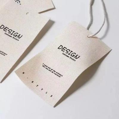 China Sustainable Recyclable Canvas Swing Label Custom Clothing Label zu verkaufen