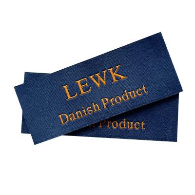 Китай Best Ware Washable Private Selling Apparel Woven Labels For Custom Apparel Neck Label продается