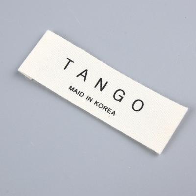 China Washable Eco - Friendly Fabric Apparel Taggs Labels Cotton Neck For T Shirts Labels for sale