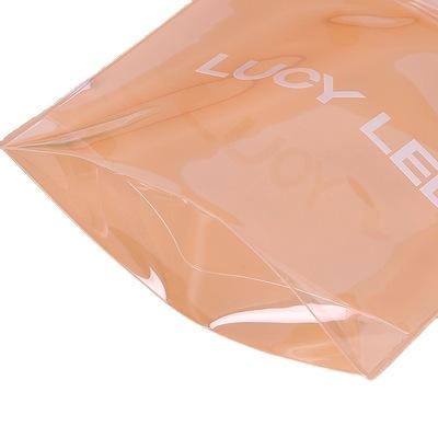 China Eco Friendly Disposable Hot Selling Resealable Zipper Clothes Packaging Frosted Plastic Ziplock Bag for sale