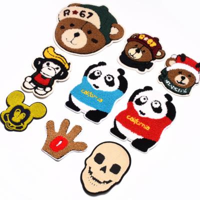 China Wholesale 3D Sew On Patches Varsity Jacket Christmas Logo Patch Custom Chenille Embroidery Patches for sale