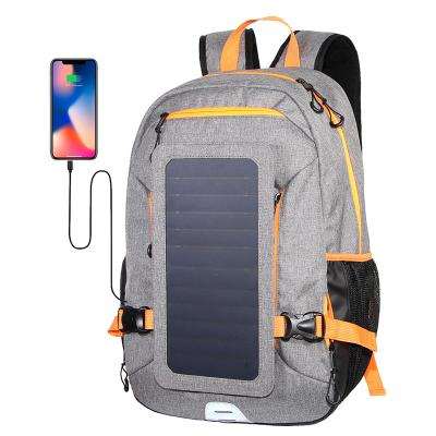 China Waterproof Durable Waterproof Packable Travel Hiking Solar Rucksack Backpack for sale