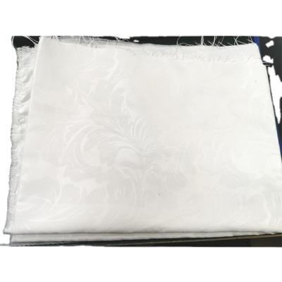 China 100 polyester woven breathable satin stripe microfiber fabric plain white changxing breathable in rolls for sale