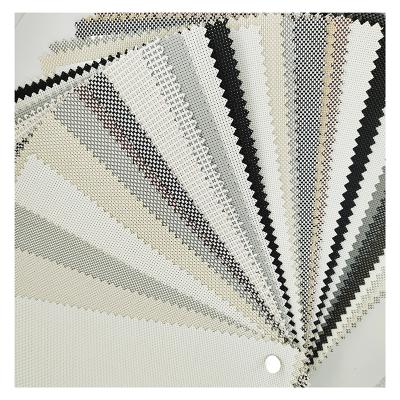 China Wholesale 70% modern PVC sunscreen roller blind fabrics and 30% polyester rollers sun screen fabric for roller blinds for sale